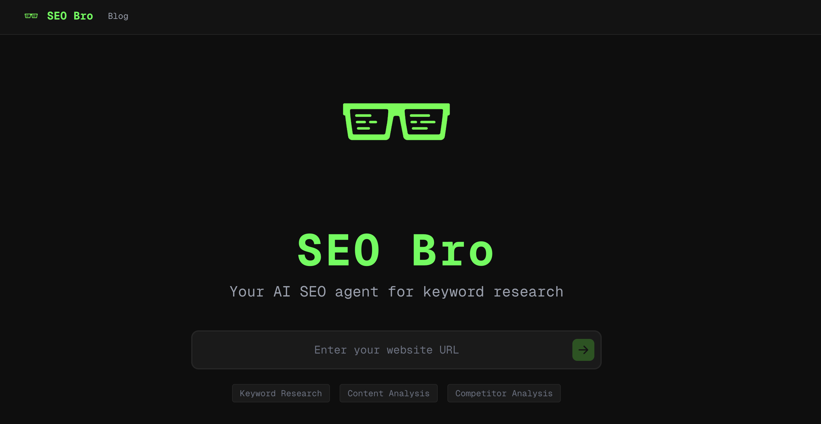 SEO Bro — Homepage