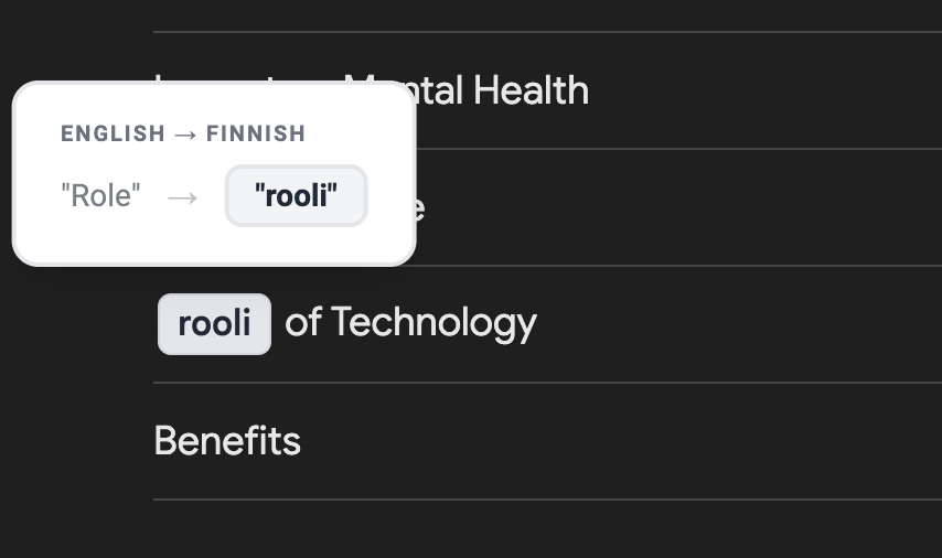 Stitchr — Translation